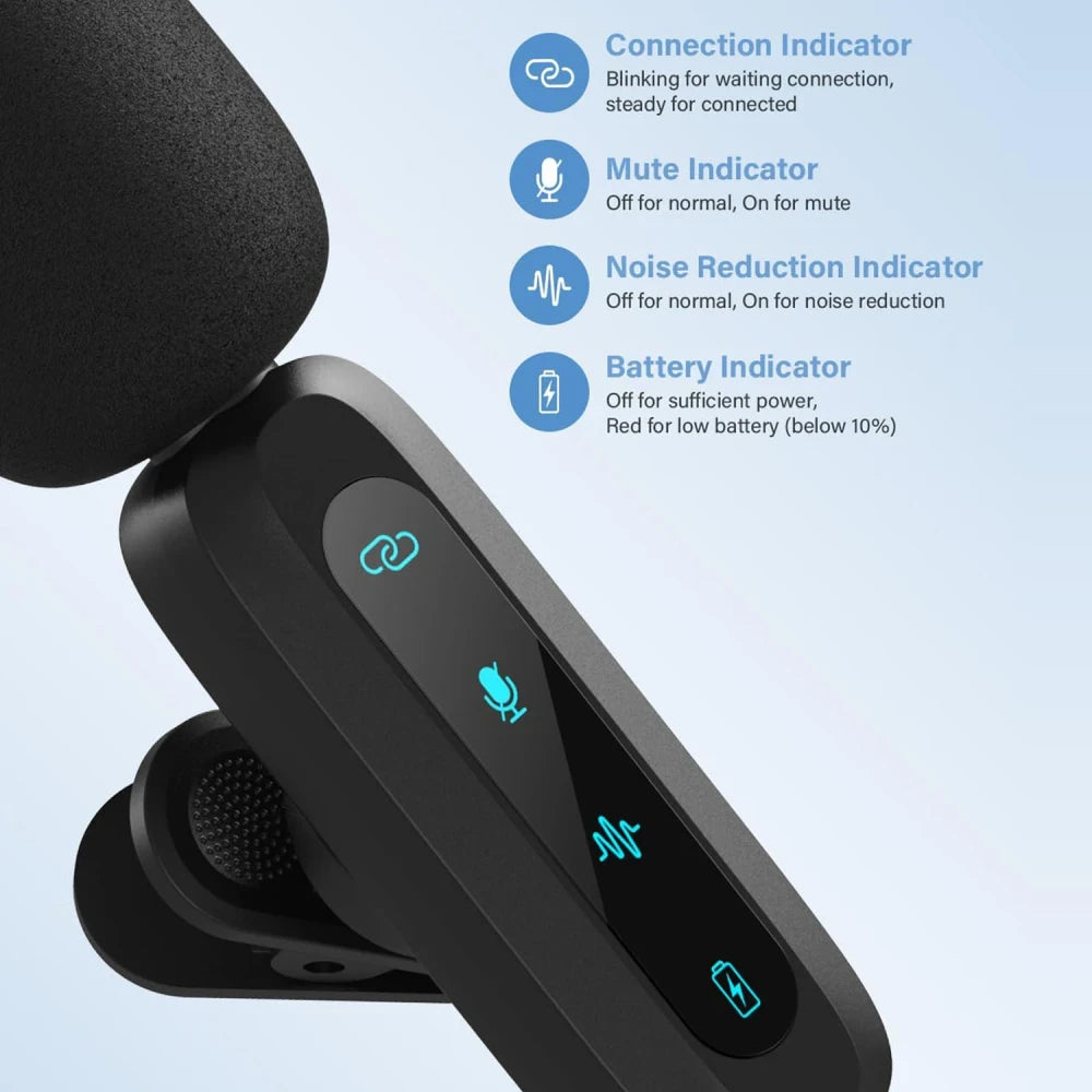 Compact Wireless Lavalier Microphone