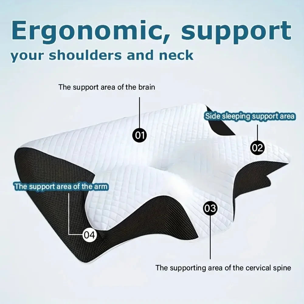 Contoured Memory Foam Neck Pillow
