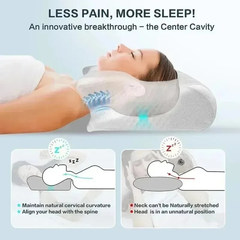 Contoured Memory Foam Neck Pillow